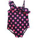 送料無料 UPF50+ オシュコシュ 女の子 ベビー水着 ワンピース スイミング ネイビー 24M 83~86cm