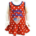 送料無料 UVカット DOD ダディオダディ 女の子 ベビー水着 ワンピース 星柄 レッド 80cm