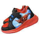キッズスニーカー 子供 運動靴 SPIDERMAN スパイダーマン アメコミ ヒーロー マーベル マジックテープ 軽量 16cm 17cm 18cm 19cm