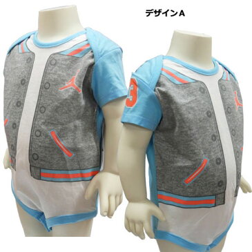 JORDAN ジョーダン NIKE ナイキ ベビー服 ボディスーツ ロンパース つなぎ オールインワン ベビー帽 50cm 60cm 70cm 80cm 【アメリカ買付商品】