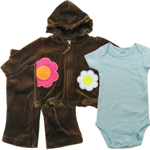 送料無料 Carter’s カーターズ ベビー服 セットアップ 上下セット 3点セット ベロア 3M 55~61cm 送料無料 Carter’s カーターズ ベビー服 セットアップ 上下セット 3点セット ベロア 3M 55~61cm