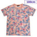 送料無料 LBC 子供 Tシャツ 半袖 カットソー 綿 女の子 フラミンゴ キッズ 100cm リトルベアクラブ(4)
