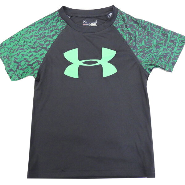 送料無料 UA アンダーアーマー 子供 キッズ 半袖 スポーツウエア トレーニングウエア ジャージ カット..