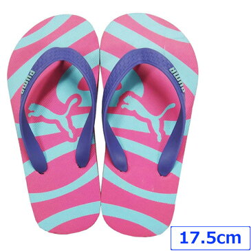 【ポイント2倍★300円クーポン 10/6 0:00〜10/11 01:59】 PUMA プーマ サンダル ビーチサンダル キッズサンダル 子供用ビーチサンダル 17.5cm 【アメリカ買付商品】