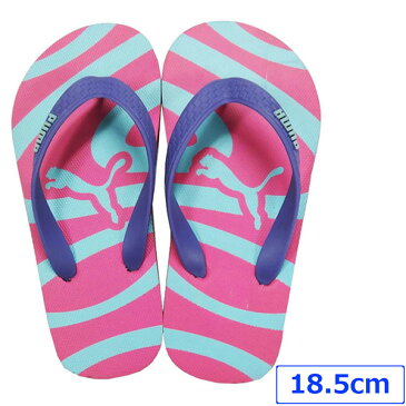 【ポイント2倍★300円クーポン 10/6 0:00〜10/11 01:59】 PUMA プーマ サンダル ビーチサンダル キッズサンダル 子供用ビーチサンダル 18.5cm 【アメリカ買付商品】