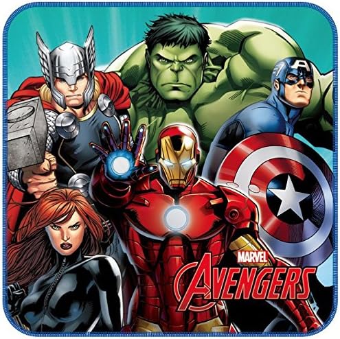 送料無料 丸眞 アベンジャーズ 子供用 ミニタオル タオルハンカチ ポケットハンカチ ハンドタオル 20×20cm