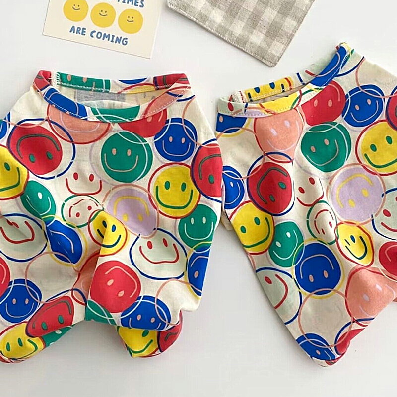 【全商品ポイント5倍】犬服 Tシャツ ドッグウエア スマイル 小型犬 可愛い 男の子 女の子 カワイイ ペ..