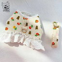 犬服 ハーネス リード付き 犬の服 ベスト 犬用ハーネス 胴輪 けん引 おしゃれ かわいい 人気 可愛い お揃い ウェアハーネス ペットウェア 女の子 男の子 ...