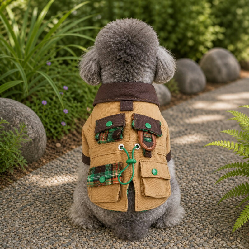 犬用ジャケット 犬服 防寒ベスト ペットウェア 秋冬 小型犬 中型犬 おしゃれ チェ...