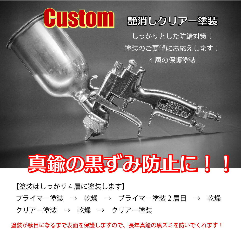 【表札カスタム加工】艶消しクリアー塗装費 2