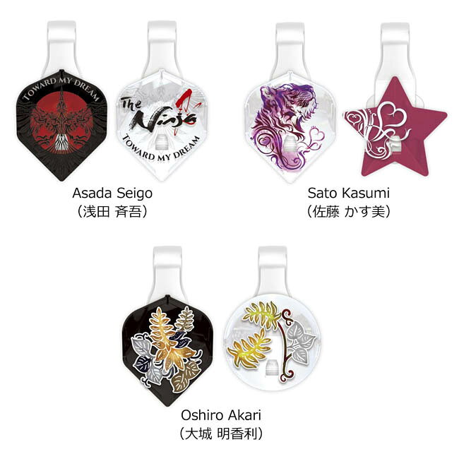 ダーツ専門店 カウントアップのL-style×PICPIN(エルスタイル×ピックピン) Players Selection(プレイヤーズ セレクション)　(ダーツ アクセサリ)｜アングル2