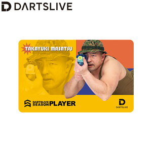 DARTSLIVE PLAYER GOODS 第三弾 正津貴之選手 (ダーツ カード)