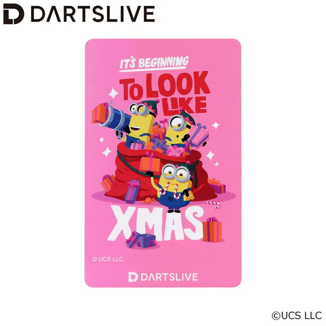 ミニオン DARTSLIVECARD Winter typeC　(ダーツ カード)