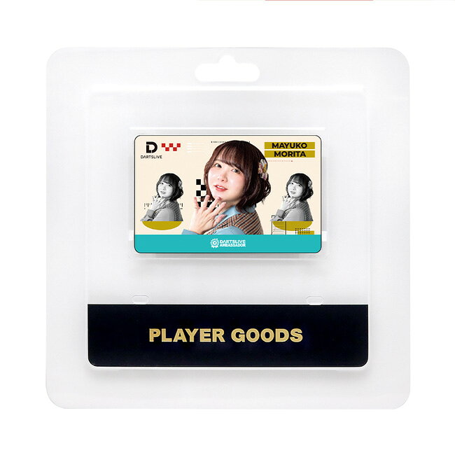 DARTSLIVE PLAYER GOODS 第七弾 森田真結子　(ダーツ カード)