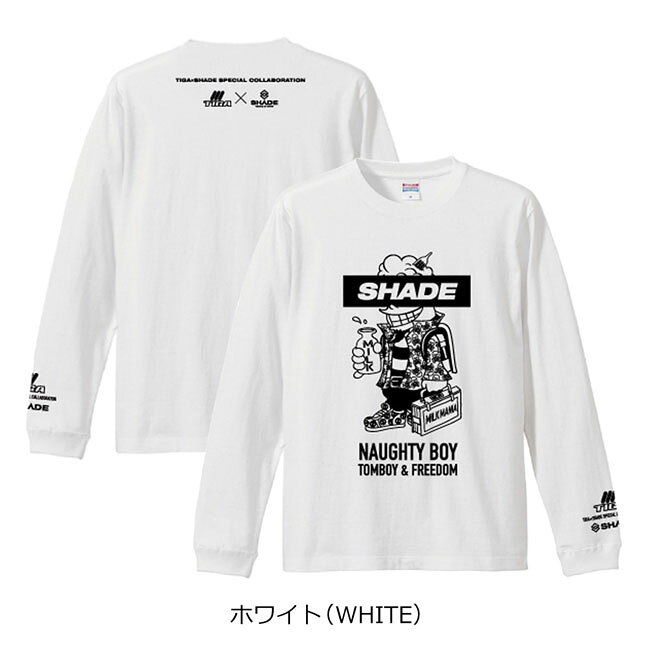 ダーツ専門店 カウントアップのTIGA×SHADE(ティガ×シェイド) 坂口優希恵コラボ ロンT　(ダーツ アパレル)｜アングル2