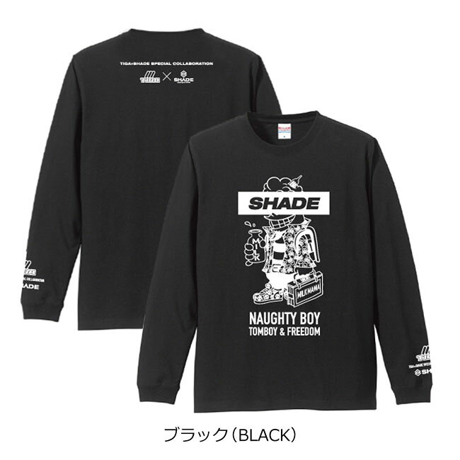 ダーツ専門店 カウントアップのTIGA×SHADE(ティガ×シェイド) 坂口優希恵コラボ ロンT　(ダーツ アパレル)｜アングル3