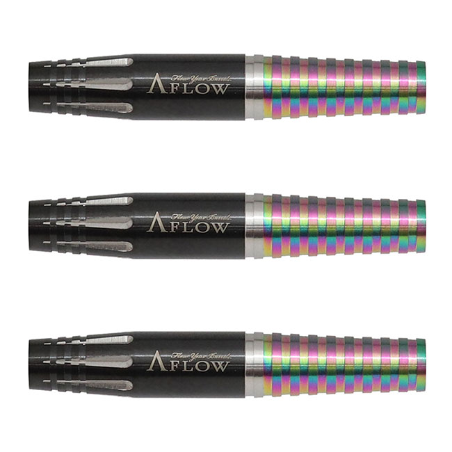 DYNASTY(ダイナスティー) A-FLOW BLACK LINE コーティングタイプ SHURI(シュリ) 2BA 嵩島祐生選手モデル　(ダーツ バレル ダーツセット)