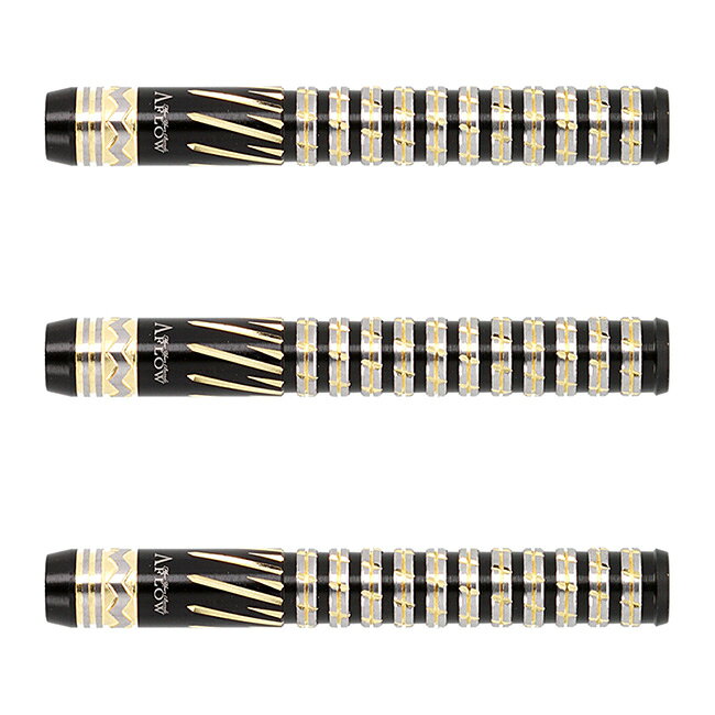 DYNASTY(ダイナスティー) A-FLOW BLACK LINE コーティングタイプ Blackbeeeru(ブラックベール) ST 2BA 20g 布施匠冴選手モデル　(ダーツ バレル ダーツセット)