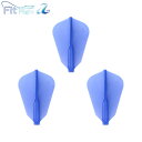 Fit Flight【AIR】Fシェイプ Dブルー>【ファンテイル フィット フライト エアー 薄い 軽い 軽量化 美しい クリア 透明 スピン 新型 ソフトダーツ SOFTDARTS(ダーツ/楽天/通販)