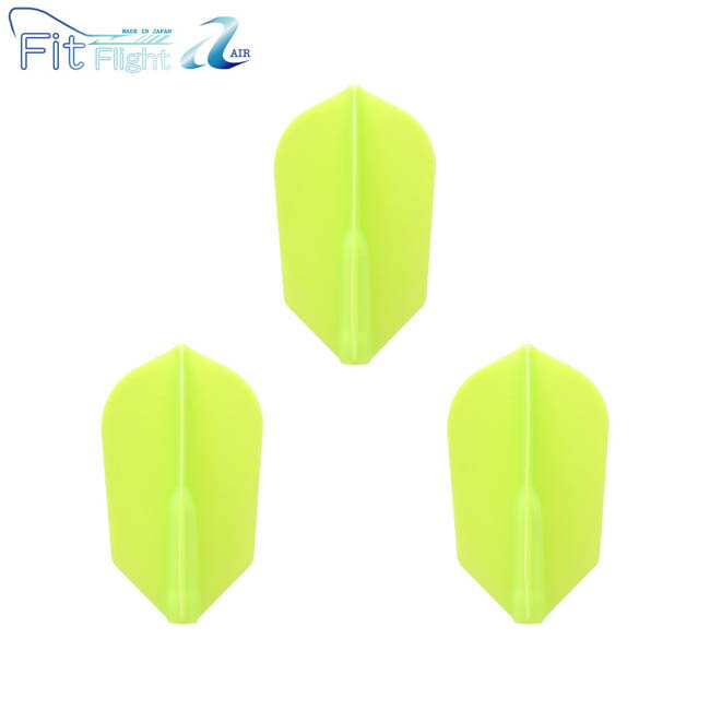 ■商品仕様 スペックデータ &nbsp; 形状 内容量 ：スーパースリム ：3個 ■商品説明 薄くて軽いFit Flight AIRシリーズ！ 通常のFit Flightに比べて羽の厚みを35％程度削減、重量も33％程度軽量化。 肉厚が薄くなることで「しなやかさ」が加わり耐久性も十分確保されています。 Fit Flightにはない高い透明度も魅力のひとつです。 ■ご注意　〜ご注文前に必ずご確認下さい〜 【仕様・付属品に関して】 ※こちらのフライトをお使い頂くには、専用のシャフト(FIT SHAFT)が必要です。 FIT SHAFT以外のシャフトにはお使い頂けませんので、ご注意ください。 ※一度ロックタイプのシャフトで使用したフライトは、シャフト挿入部が広がるためスピンタイプのシャフトに使用できません。 ※商品ページ掲載の商品仕様や、パッケージ・デザイン・付属品等は、予告無しに変更となる場合がございます。 予め、ご理解・ご了承の上、ご注文下さい。