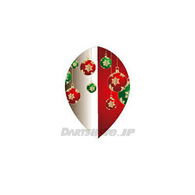 PROフライト indiesシリーズ＜フロストクリスマスカラー レッド ティアドロップ＞【プロ Flight Christma Color Red Teardrop インディーズ xmas ソフトダーツ SOFTDARTS（ダーツ/楽天/通販）