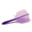 CONDORフライト クリアパープル ＜ミディアム スモール＞【コンドルフライト Flight clear red SOFTDARTS ソフトダーツ（ダーツ/楽天/通販）