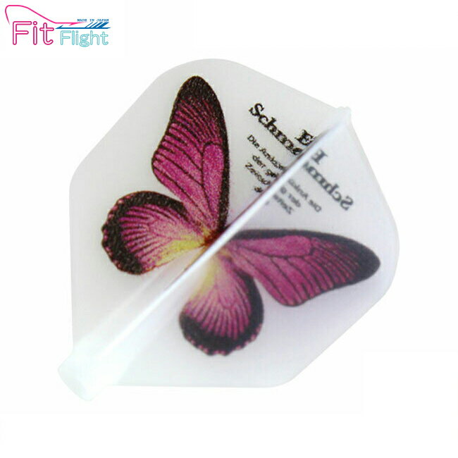 デザインフライト Fit Flight ＜シェイプ Papillon RosePink＞【パピヨン シェープ ソフトダーツ