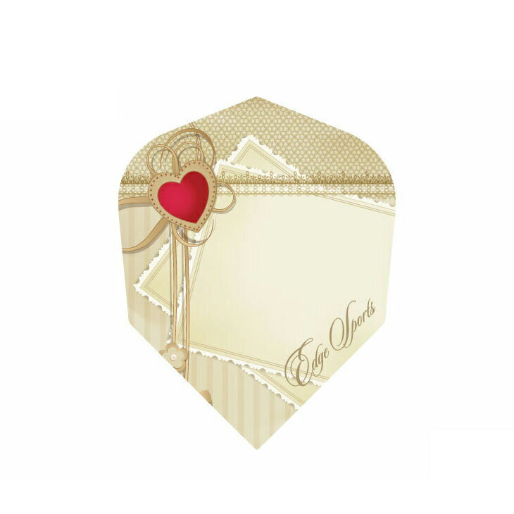 EDGE SPORTS/AIR FLIGHT <シェイプ ラブレター>【エッジスポーツ エアフライト シェープ ソフトダーツ