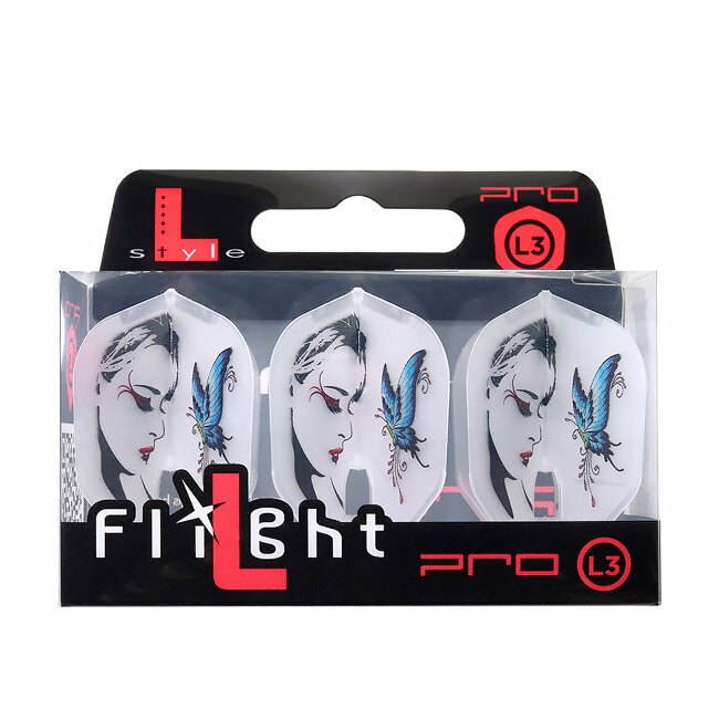 L-Flight PRO(エルフライト プロ) デザインフライト シェイプ ガールアンドバタフ...