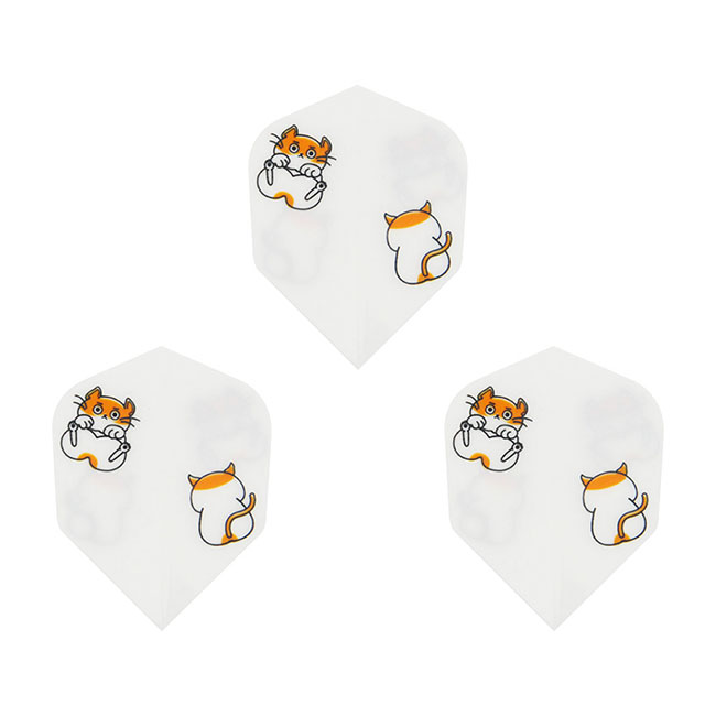 S4フライト S4キャッツおもちねこ2 シェイプ　(ダーツ フライト)