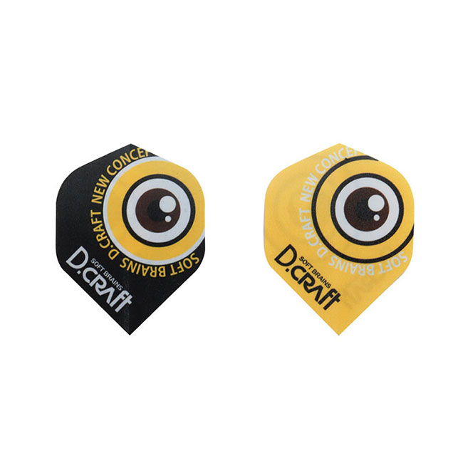 D.CRAFT(ディークラフト) DCフライト ロゴ入り スタンダード　(ダーツ フライト)