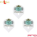 L-style(エルスタイル) L-Flight PRO(エルフライト プロ) Princess Series ロゴ ver.1 シェイプ クリアホワイト (ダ...