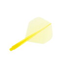 CONDORフライト クリアイエロー <ショート スタンダード>コンドルフライト Flight ソフトダーツ ダーツ フライト コンドル ダーツ 羽 darts flight