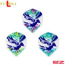 L-style(エルスタイル) L-Flight EZ(エルフライト イージー) 鈴木徹 ver.2 シェイプ ホワイト 鈴木徹選手モデル (ダーツ フライト)