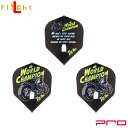 L-style(エルスタイル) L-Flight PRO(エルフライトプロ) 浅田斉吾 2024 SUPER DARTS CHAMPION シェイプ ブラック ...