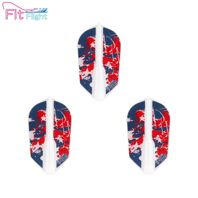 COSMO DARTS(コスモダーツ) Fit Flight(フィットフライト) × Dustin Holt ver.1 スーパースリム ホワイ..