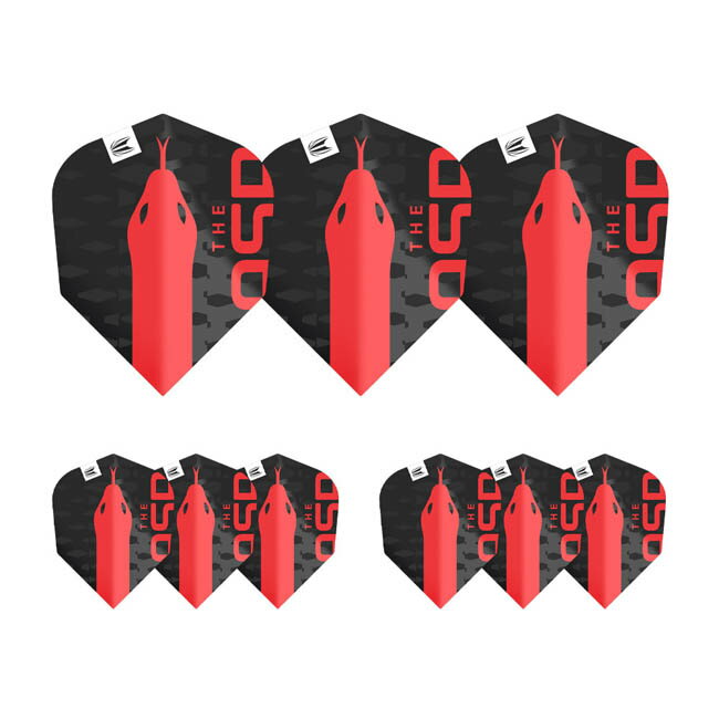 TARGET(ターゲット) VISION ULTRA フライト NATHAN ASPINALL G2モデル シェイプ 3set ＜337530＞ ネイサン・アスピナル選手モデル 　(ダーツ フライト)