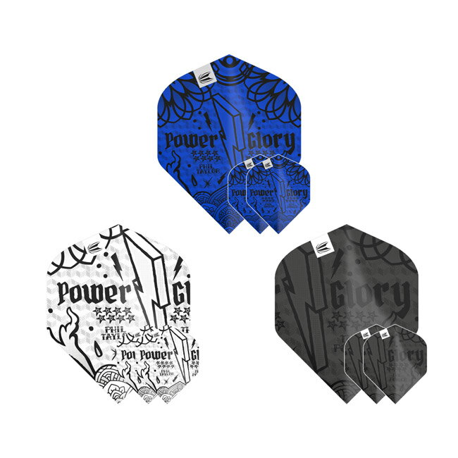 TARGET(ターゲット) INK フライト POWER スタンダード 3set ＜337350＞ フィル・テイラー選手モデル　(ダーツ フライト) その1