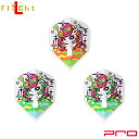 L-style(エルスタイル) L-Flight PRO(エルフライト プロ) 林桃加 ver.1 シェイプ ホワイト 林桃加選手モデル (ダーツ フライト)