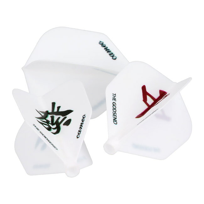 ダーツ専門店 カウントアップのCAMEO(カメオ) Fit Flight(フィットフライト) GODSEND FLIGHT REAL DAISANGEN(リアル大三元) シェイプ　(ダーツ フライト)｜アングル2