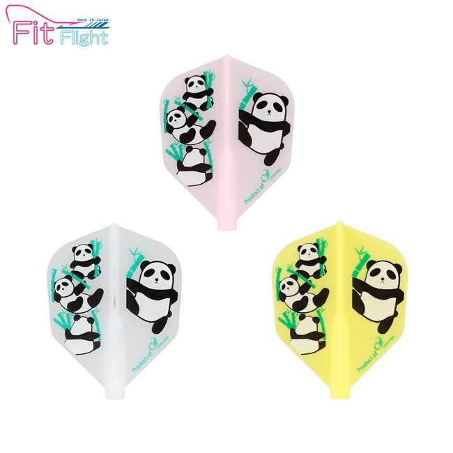 COSMO DARTS(�����������) Fit Flight(�ե��åȥե饤��) Printed Series PANDA��FAMILY(�ѥ���ե��ߥ꡼) ��...