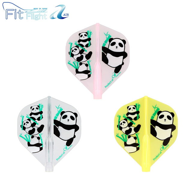 COSMO DARTS(�����������) Fit Flight��AIR��(�ե��åȥե饤�� ������) Printed Series PANDA��FAMILY(�ѥ�...