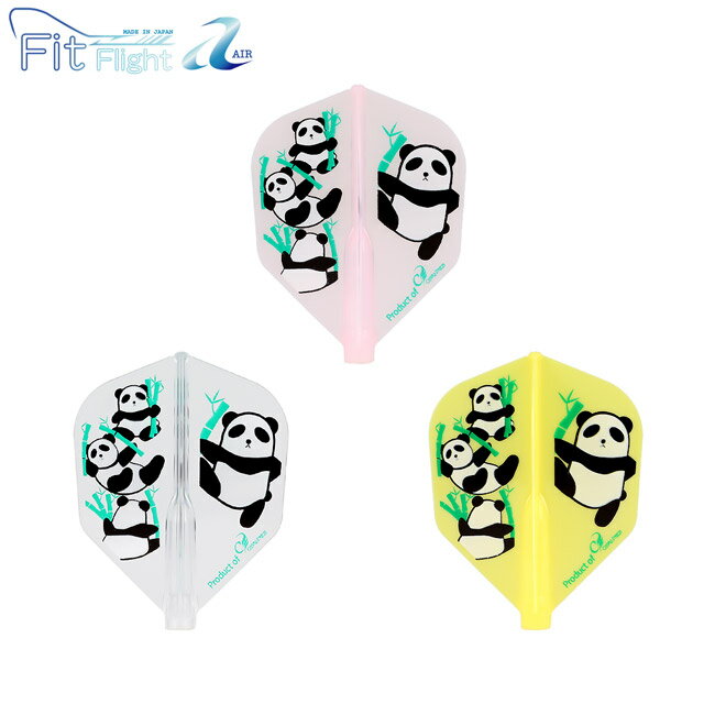 COSMO DARTS(�����������) Fit Flight��AIR��(�ե��åȥե饤�� ������) Printed Series PANDA��FAMILY(�ѥ�...
