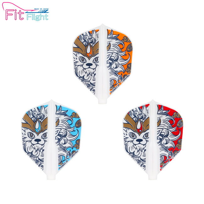 COSMO DARTS(コスモダーツ) Fit Flight(フィットフライト) × Edison Phung ver.1 シェイプ ホワイト エ..