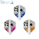 【予約商品 2025年7月28日発売予定】COSMO DARTS(コスモダーツ) Fit Flight【AIR】(フィットフライト エアー) × Ayaka Okamoto ver.1 シェイプ ホワイト 岡本彩花選手モデル (ダーツ フライト)