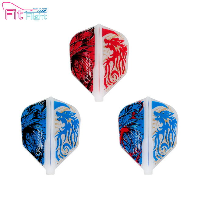 ※ご覧頂いているディスプレイの設定等により、実物と色合いが異なる場合がございます。※この画像はDarts HiVeが作成しており、文章・写真などの複製、無断転載を禁じます。※内容物・商品仕様は予告なく変更となる場合がございます。 ■商品仕様 スペックデータ &nbsp; 形状 内容量 ：シェイプ ：3個 ■商品説明 2025.8.28 発売商品 日本のトッププレイヤー、大城正樹選手の新作フライトが登場。 6作目となる今回のデザインは、まさに「FIRE（炎）」！ 闘志あふれるこのフライトで、ダーツに勢いをプラスします。 ベースフライトはFit FlightとFit Flight AIRをラインナップ。 ■ご注文前に必ずご確認下さい 【仕様・付属品に関して】 ※こちらのフライトをお使い頂くには、専用のシャフト(FIT SHAFT)が必要です。 FIT SHAFT以外のシャフトにはお使い頂けませんので、ご注意ください。 ※一度ロックタイプのシャフトで使用したフライトは、シャフト挿入部が広がるためスピンタイプのシャフトに使用できません。 ※商品ページ掲載の商品仕様や、パッケージ・デザイン・付属品等は、予告無しに変更となる場合がございます。 予め、ご理解・ご了承の上、ご注文下さい。 Masaki Oshiro