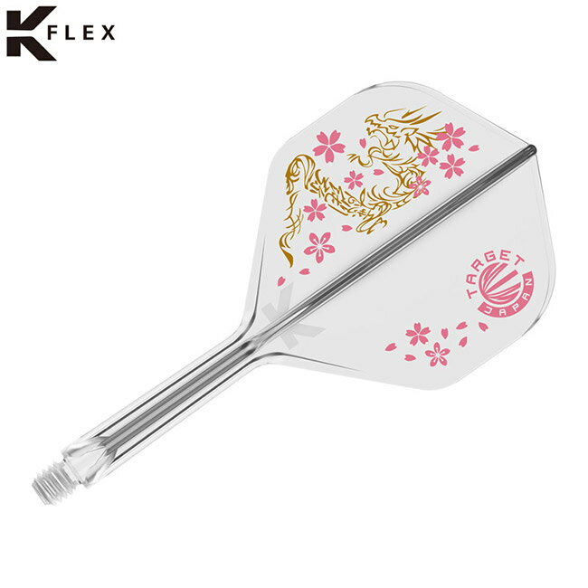 TARGET(ターゲット) SMASH K-FLEX スタンダード クリア 恋川純弥選手モデル　(ダーツ フライト)