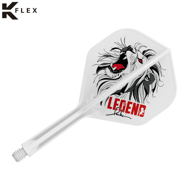TARGET(ターゲット) THE LEGEND K-FLEX スタンダード ホワイト ポール・リム選手モデル　(ダーツ フラ..