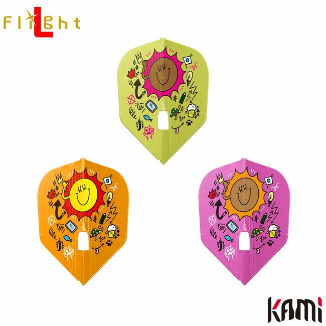 樂天商城 - L-style(エルスタイル) L-Flight PRO KAMI(エルフライトプロ カミ) 髙橋麻央 ver.2 シェイプ MIX 髙橋麻央選手モデル　(ダーツ フライト)