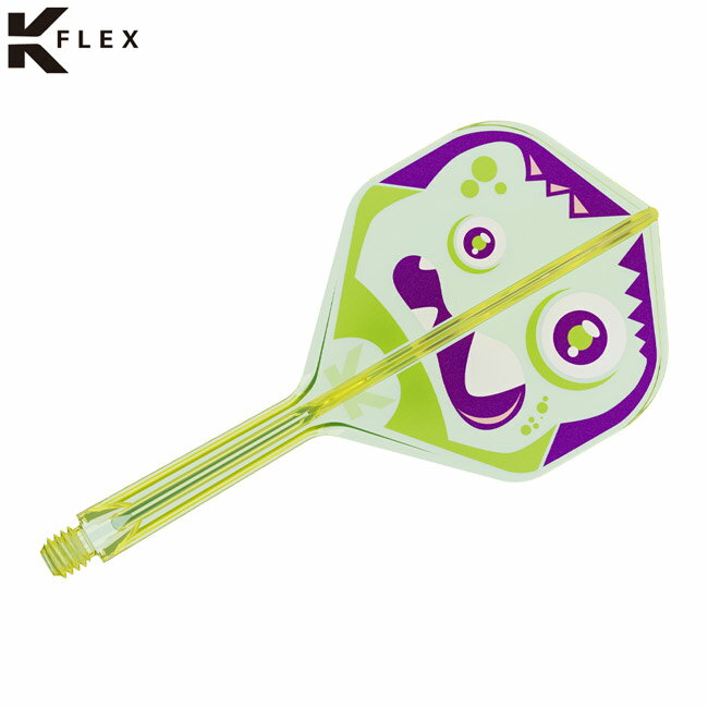 TARGET(ターゲット) XENO K-FLEX スタンダード ネオンイエロー 酒井素選手モデル　(ダーツ フライト)